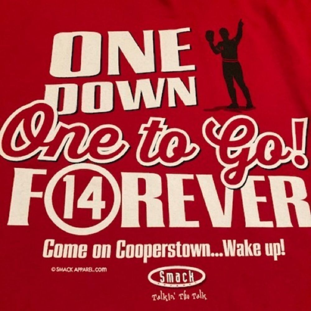 NWOT Pete Rose #14 Cincinnati Reds Hall of Fame T-Shirt by Smack Apparel - Picture 5 of 10